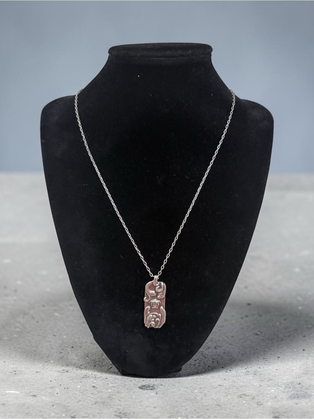 Upcycled Pendant Necklace - Stamped